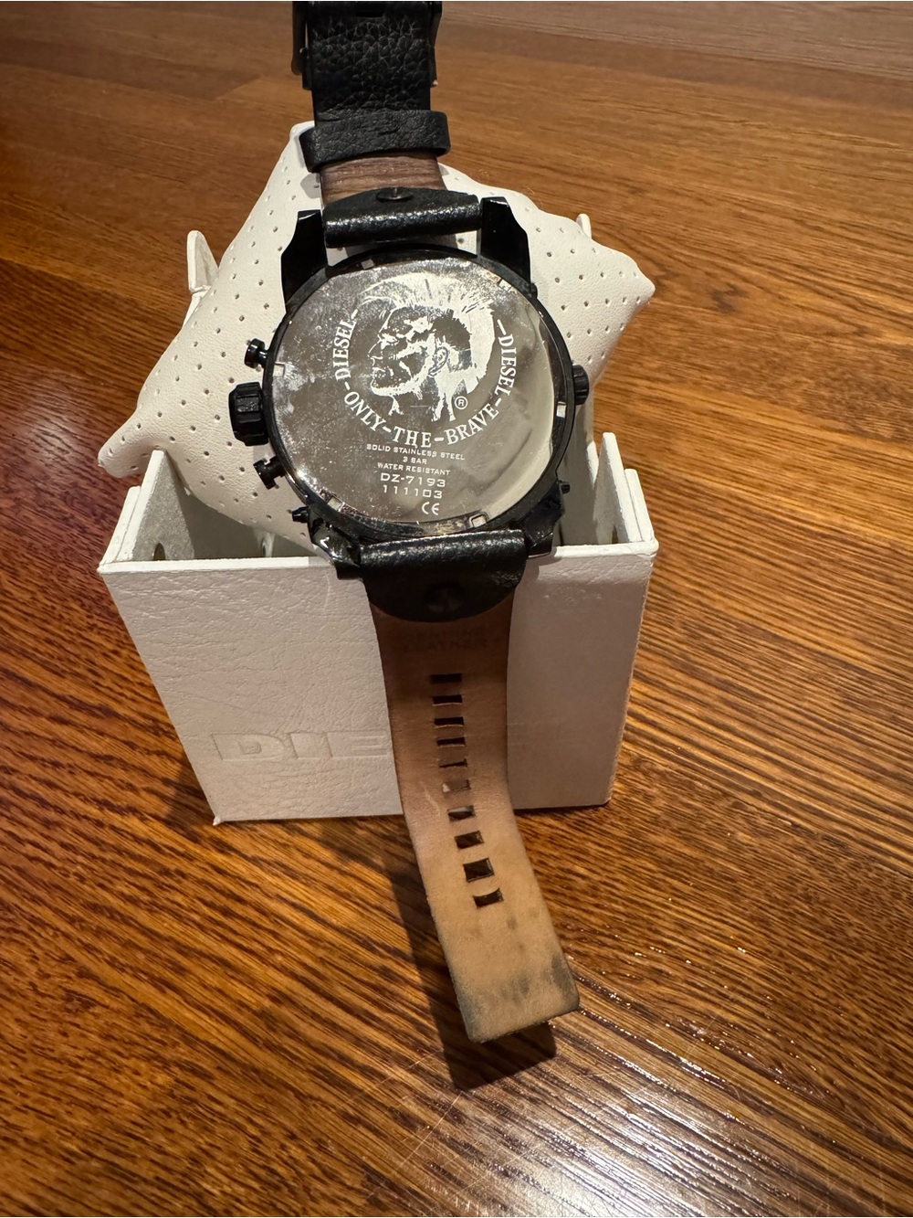 Diesel Black Textured Multi-Function Men's Watch - Picture 2 of 5